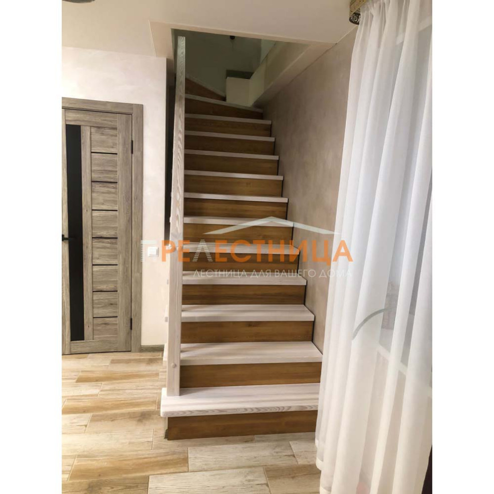 Облицовка металлокаркаса лестница Франк - 15