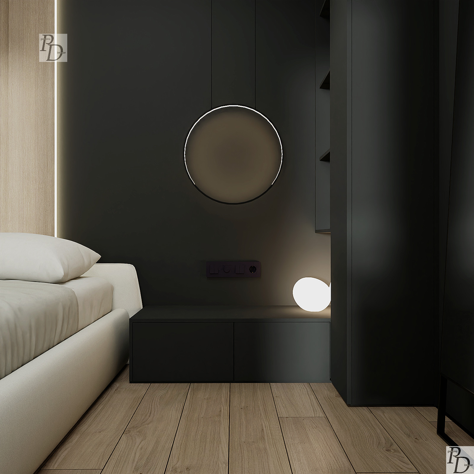 Обложка проекта: ◾️Спальня в проекте #panova_interior