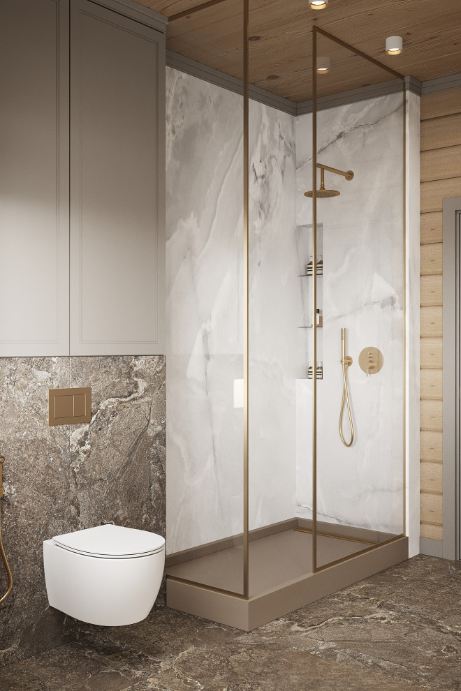 Дизайн санузла в загородном доме