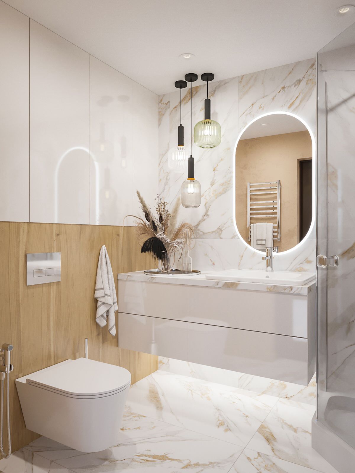 Кухня и ванна в современном стиле!