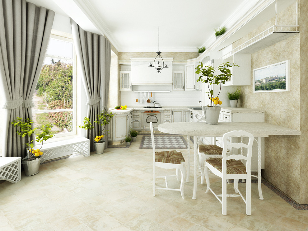 Обложка проекта: кухня в загородном доме