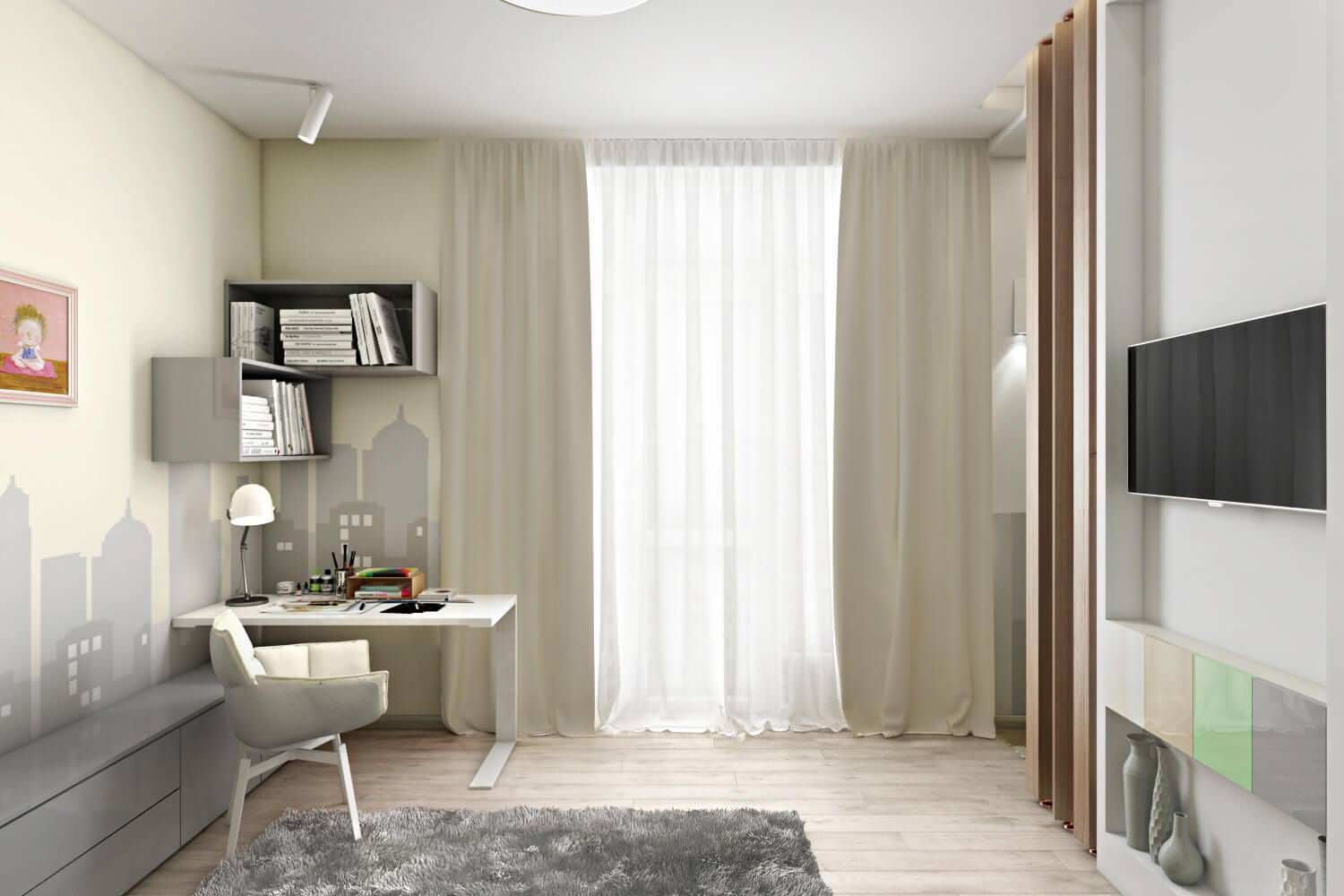 Дизайн квартиры "Городская сказка"