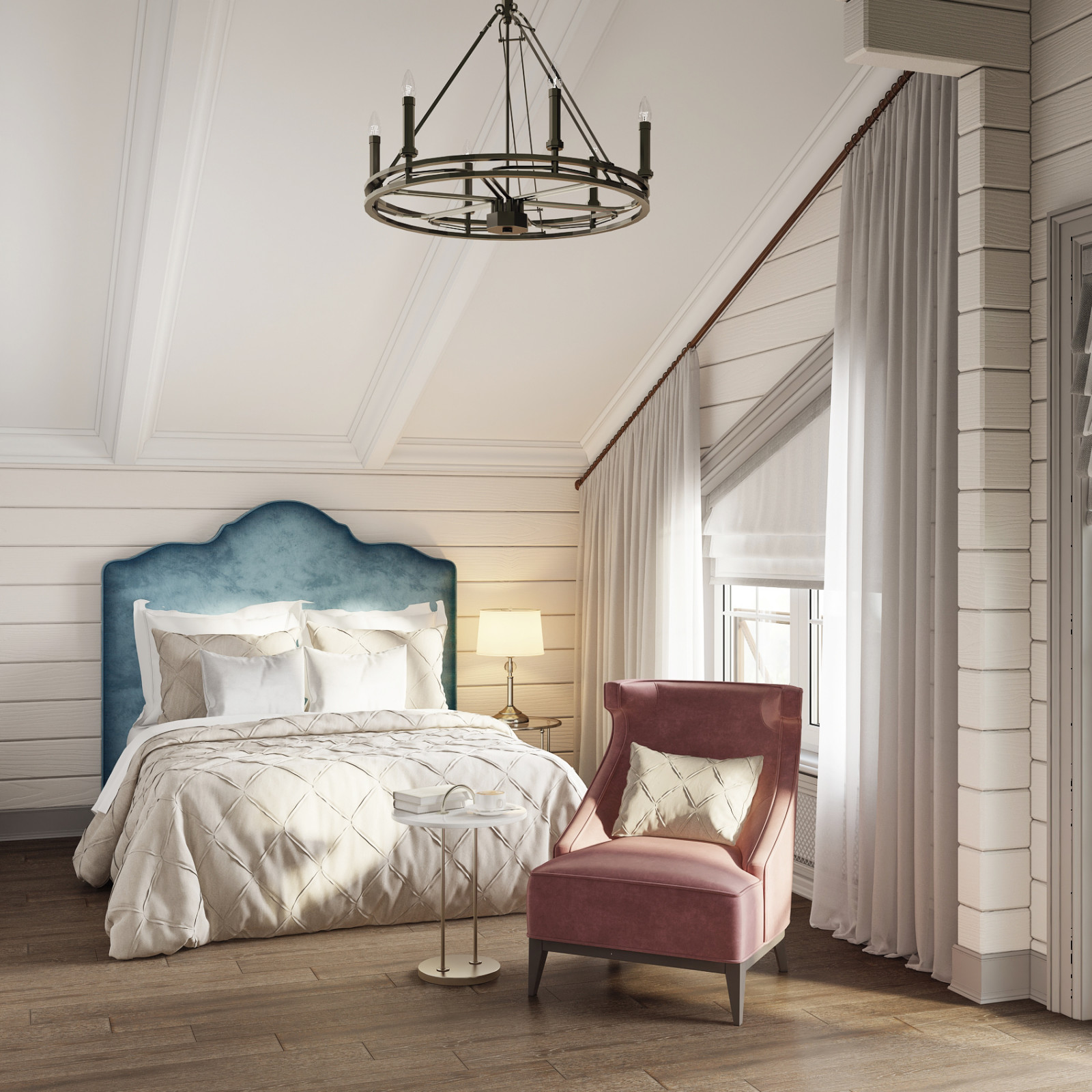 Дом 200 кв. м. 2й этаж, в Американском стиле - Дмитровское шоссе