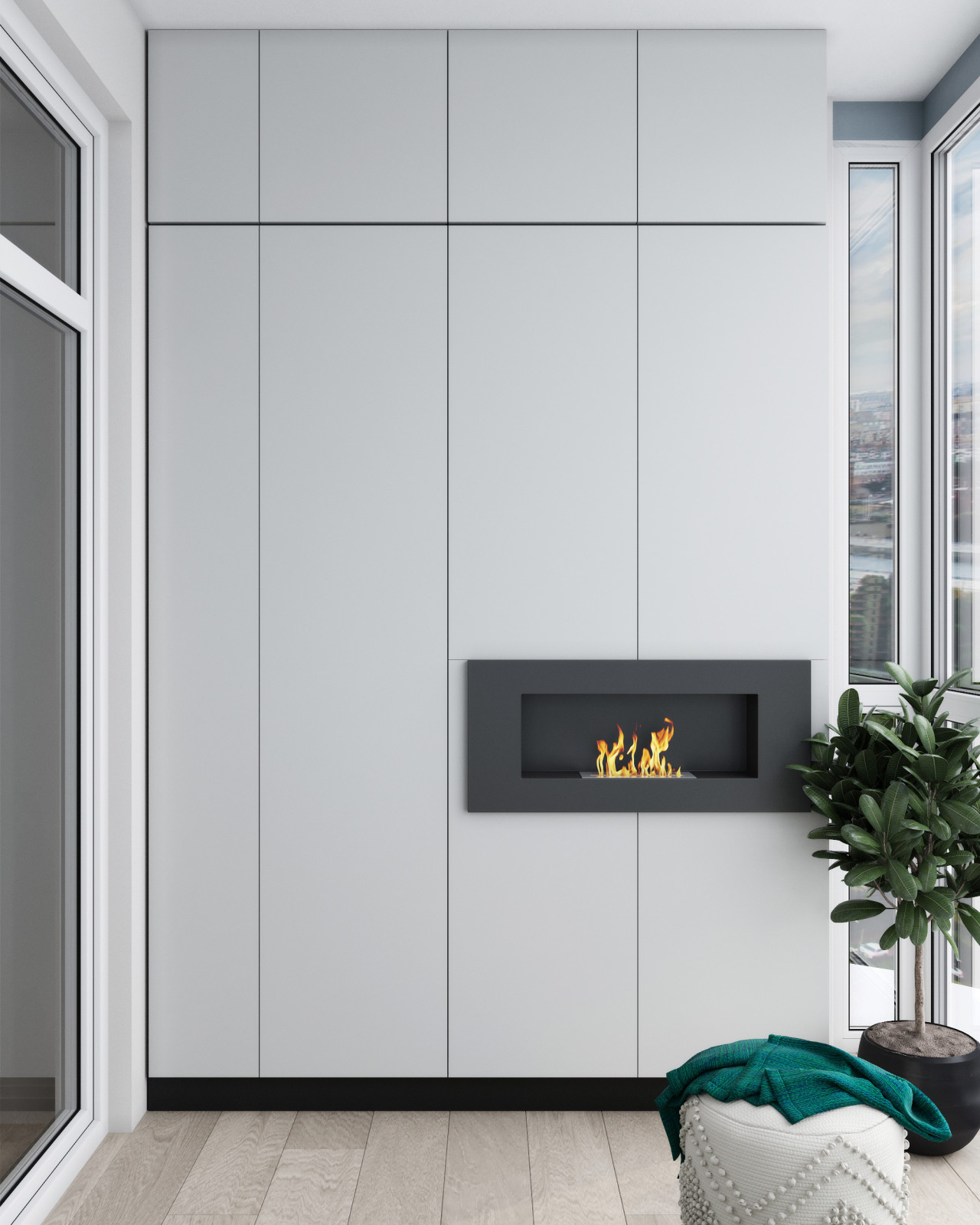 Дизайн трехкомнатной квартиры ЖК Мегаполис-парк 69м2