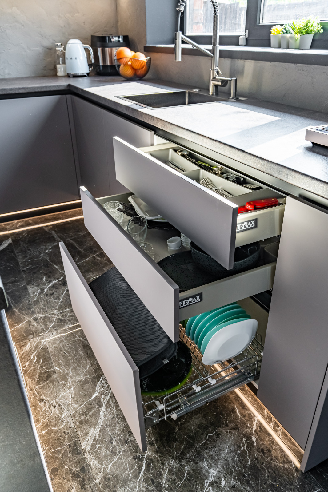 Проект кухни в частном доме