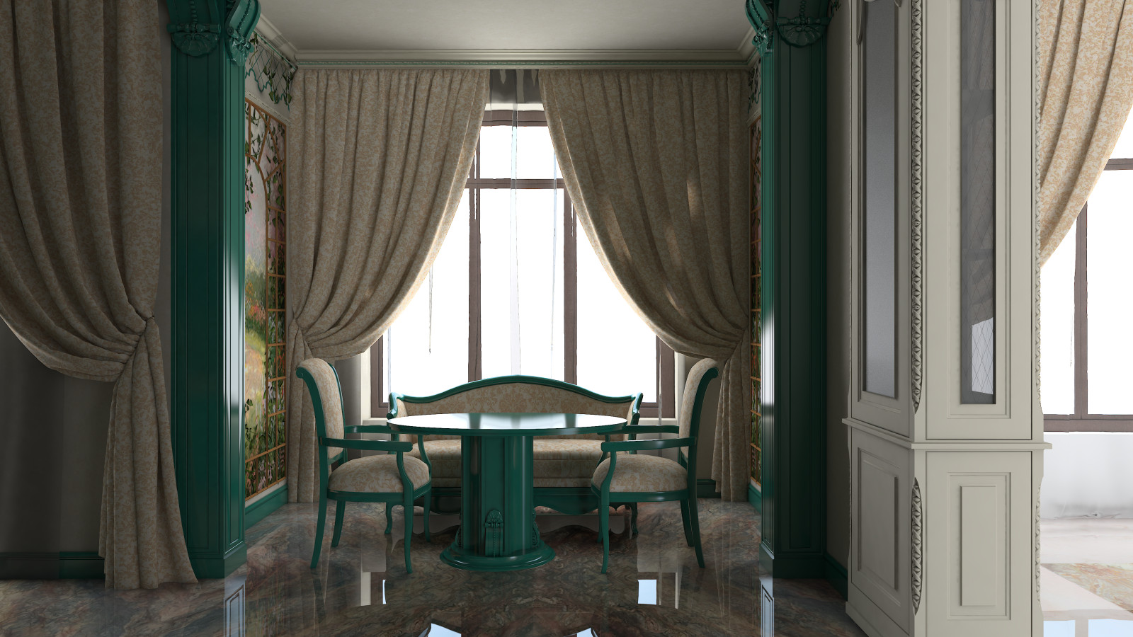 Обложка проекта: Визуализация кухни