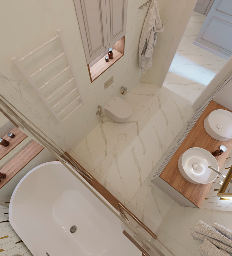 Квартира в стиле неоклассика в ЖК FAMILIA