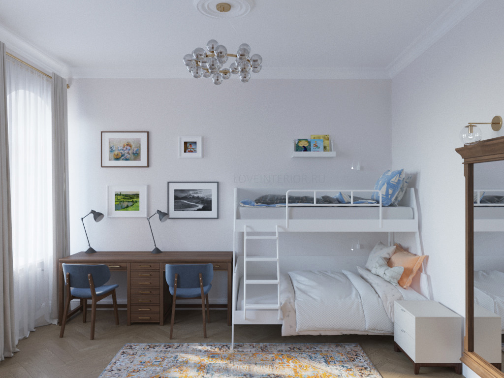 Квартира в доме, построенном в XIX веке в центре Москвы