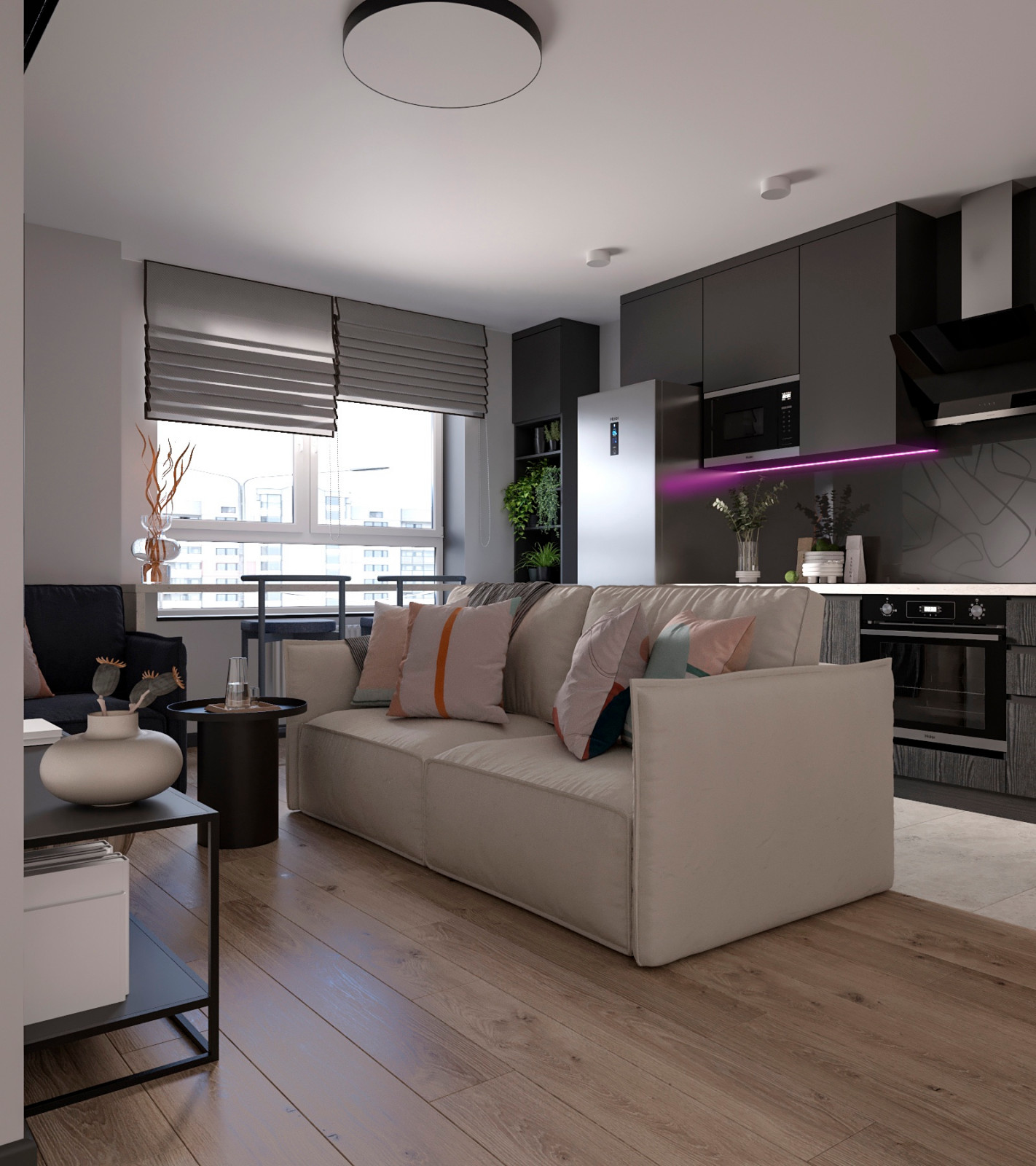 Кухня-гостиная