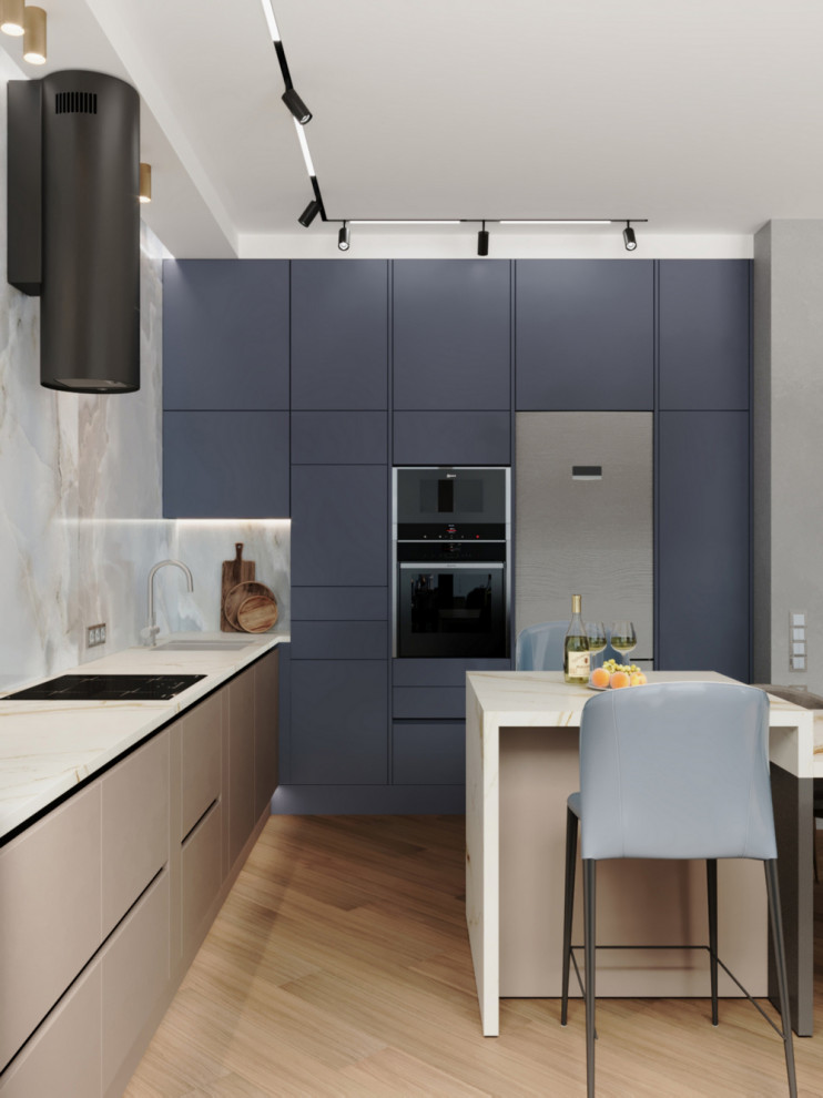 Кухня-гостиная в ЖК "Filicity"