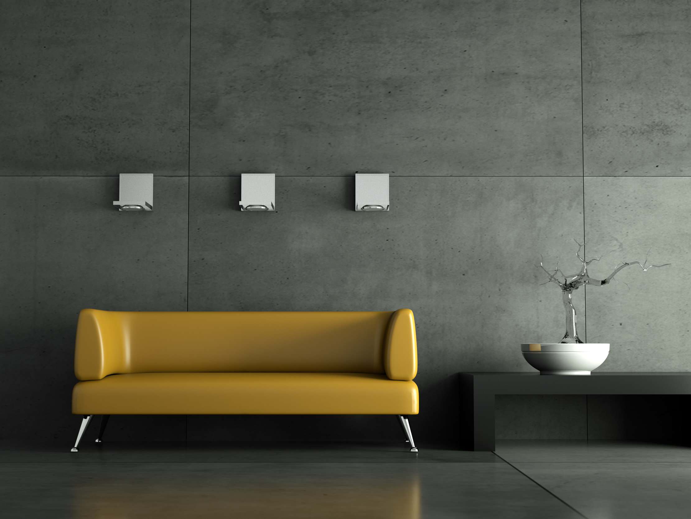 Материалы: 6 технологий декорирования стен под бетон