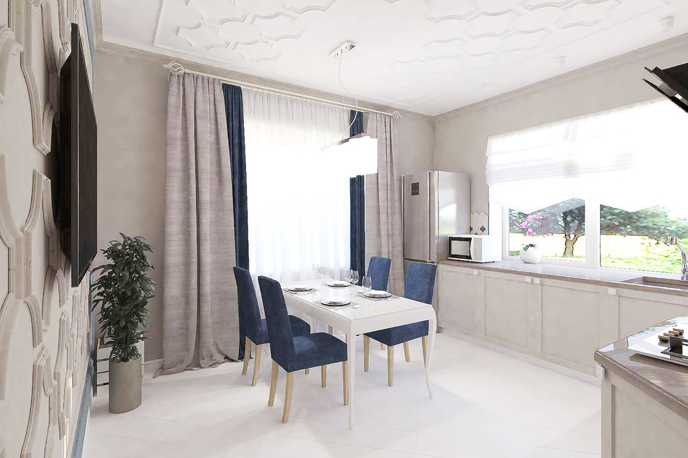 Кухня в коттедже