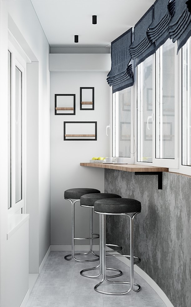 Дизайн интерьера в серых тонах