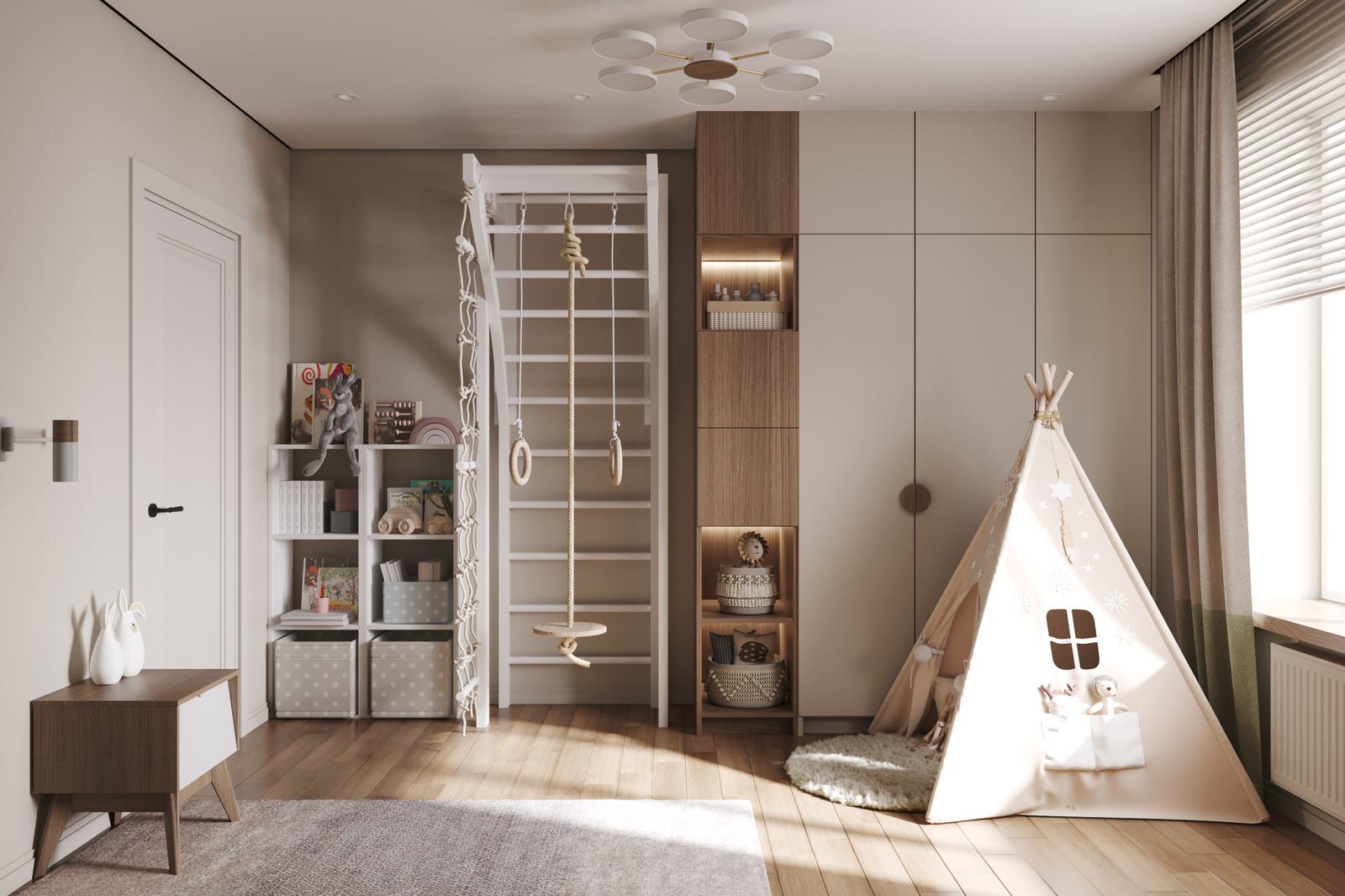 Обложка проекта: Дизайн детской спальни для девочки