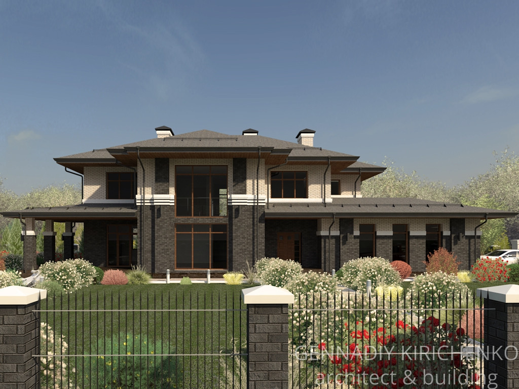 Проект двухэтажного дома.