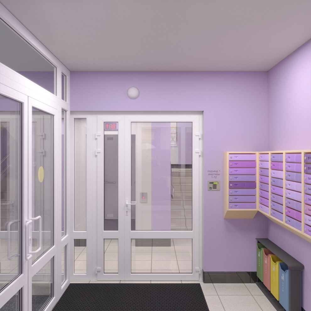 Дизайн интерьера подъездов. г. Самара
