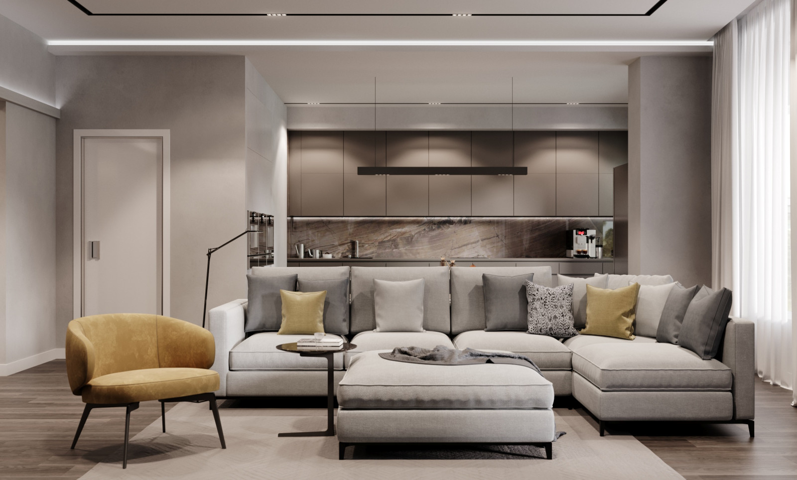 Квартира 214 м² в ЖК "Солнечный дом"