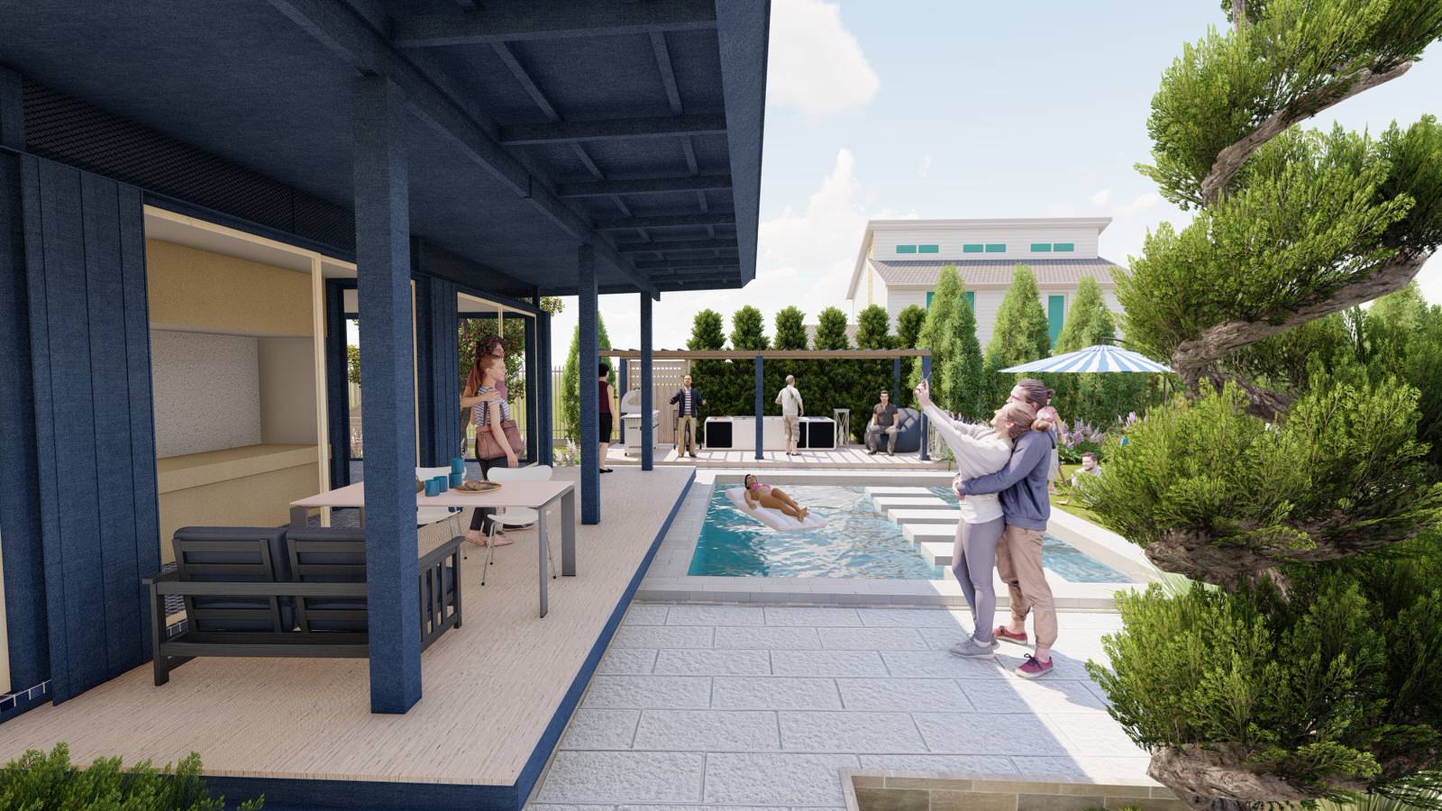 Участок Новая Рига 2 вариант.Хвойные