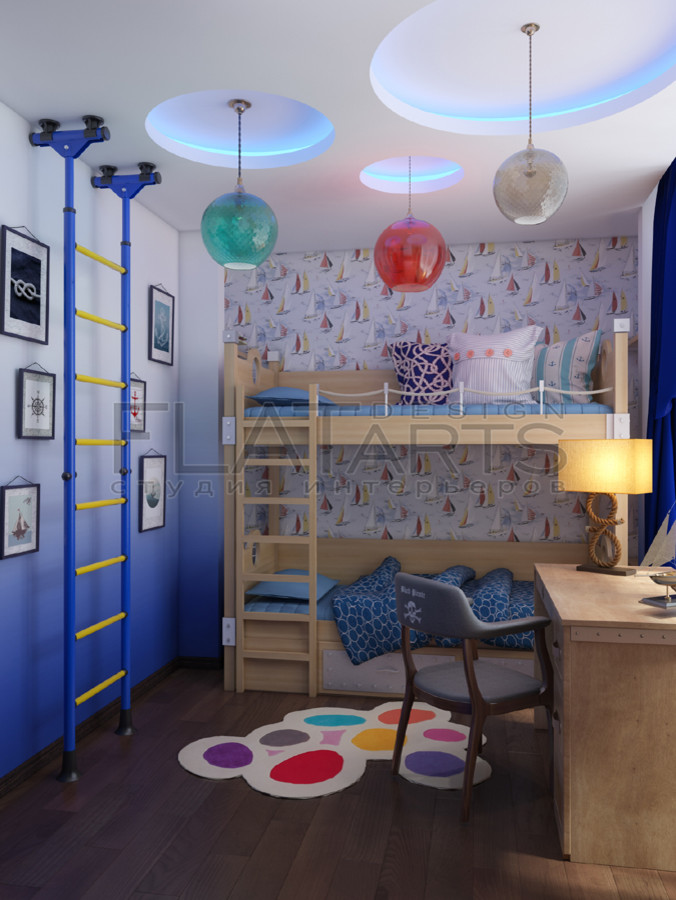 Дизайн 2-ной кв. 67кв.м. Современный стиль