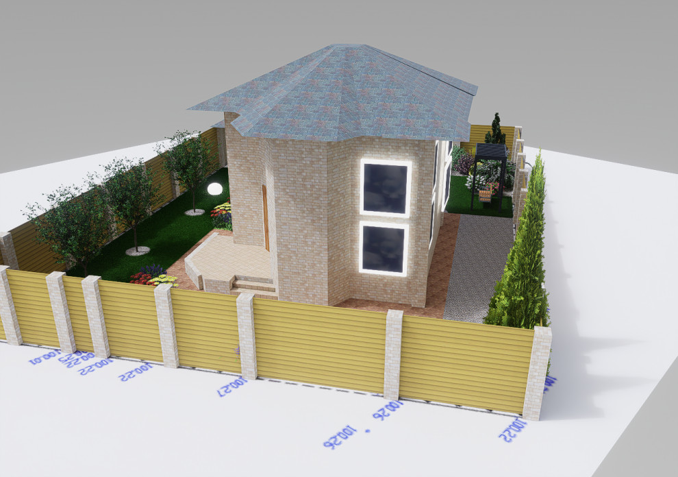 Дизайн участка в Лобне