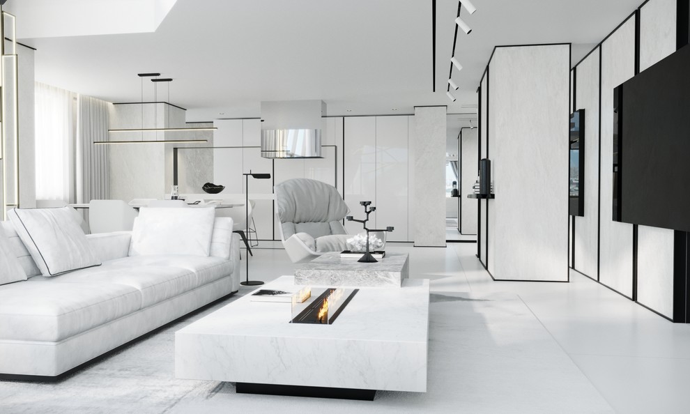 Дизайн-проект пентхауса в г. Москве 225 кв.м.