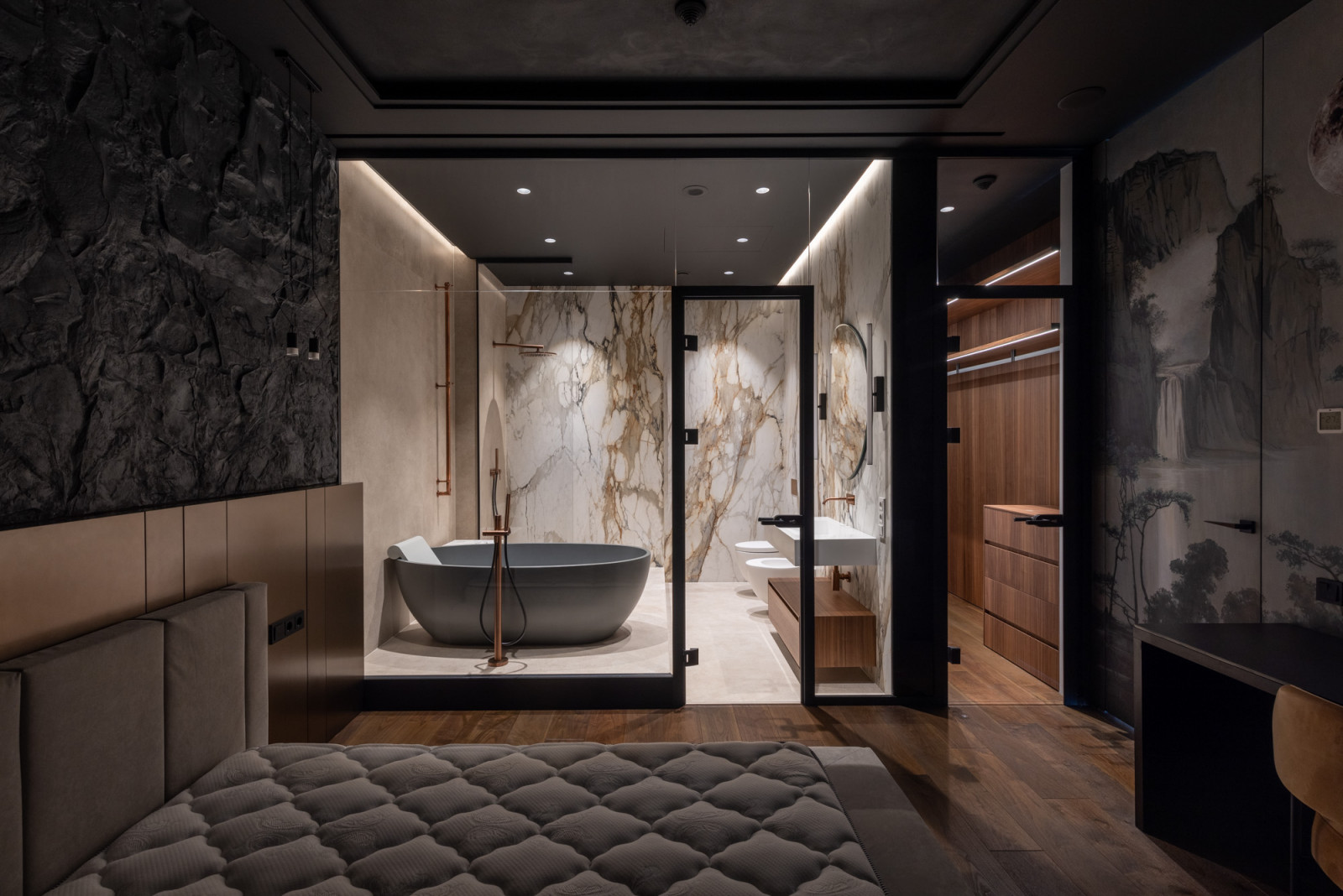 One-bedroom apartment in Skyscraper