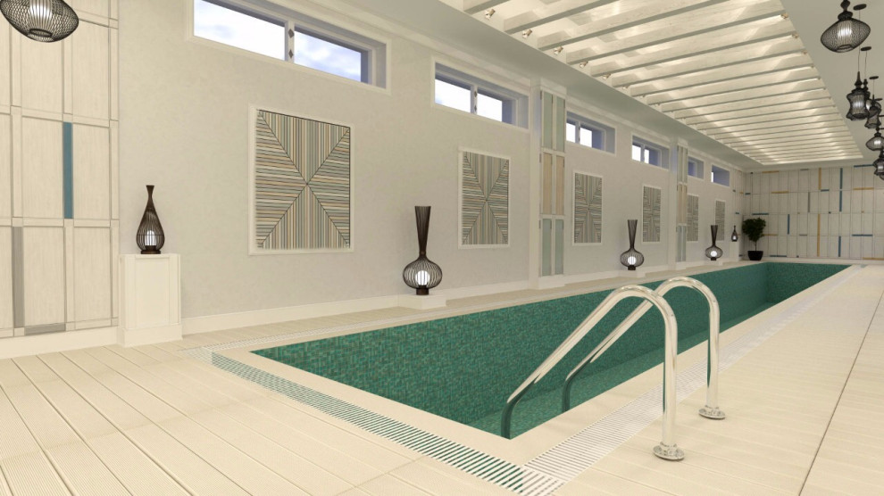 Обложка проекта: Бассейн в загородном доме