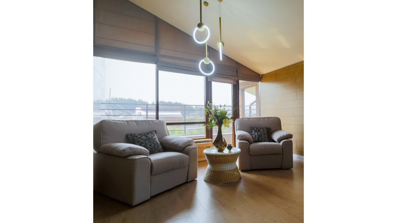 Проект дизайна трёхэтажного коттеджа «Дом в лесу». Магнитогорск