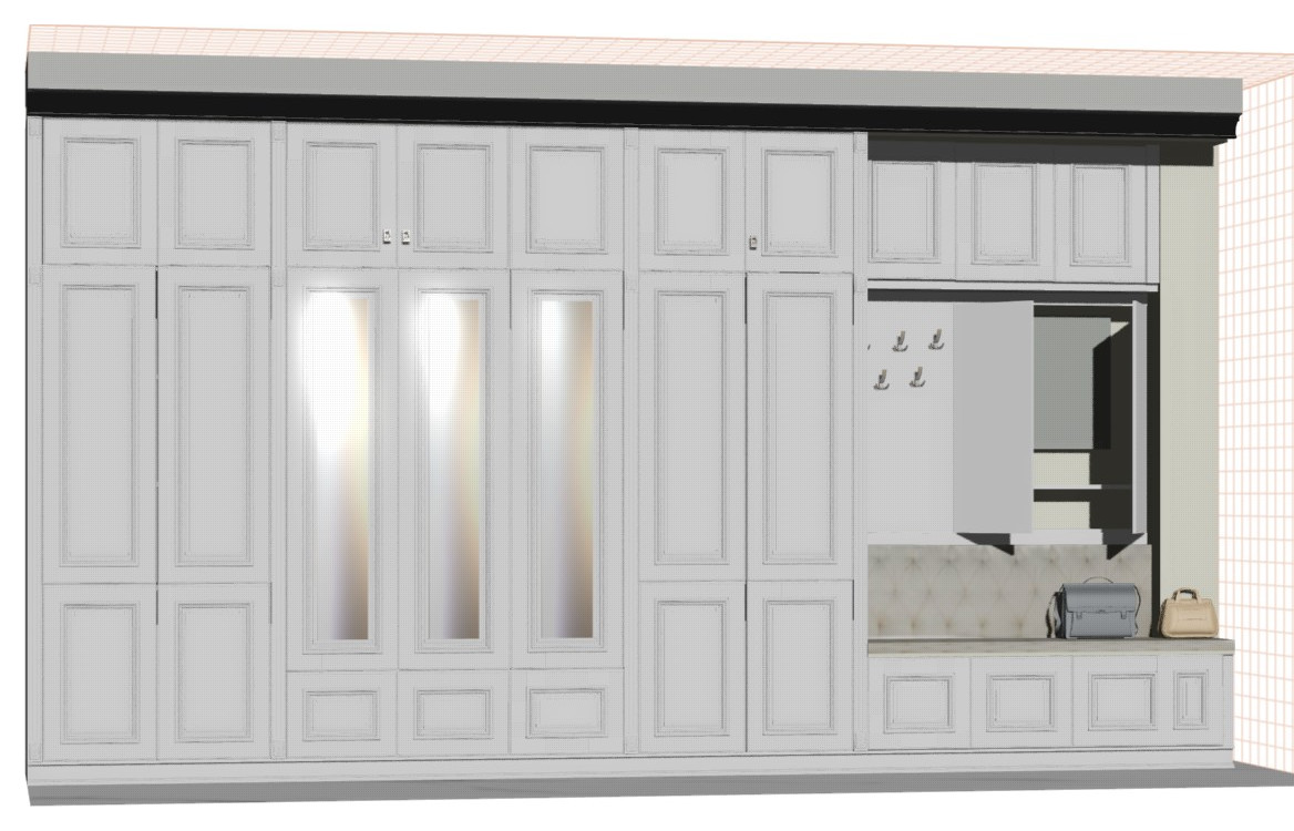 Обложка проекта: Гардероб для прихожей