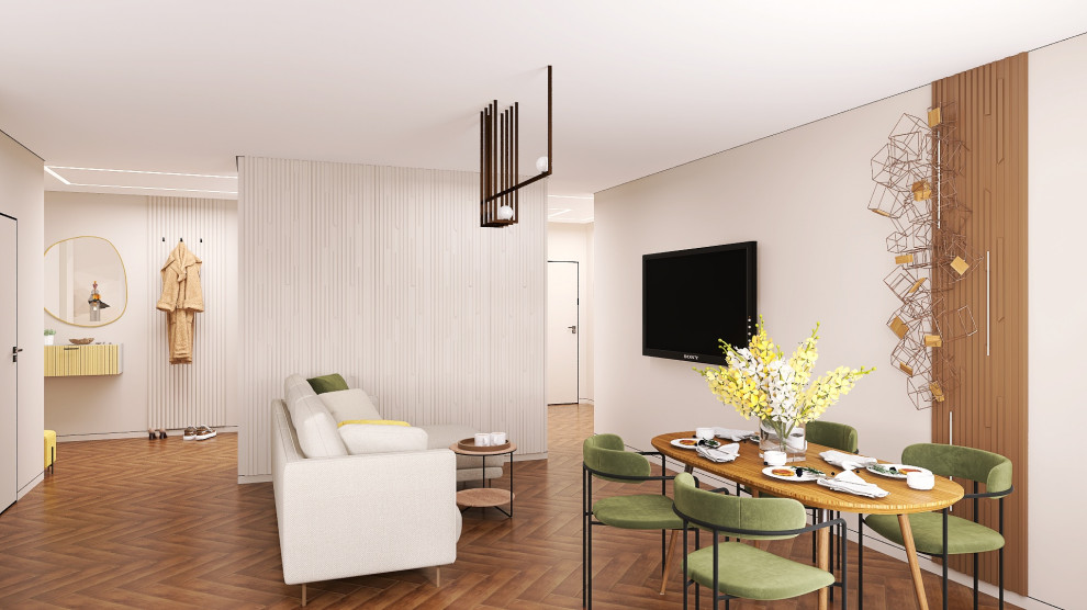 Обложка проекта: Трехкомнатная квартира