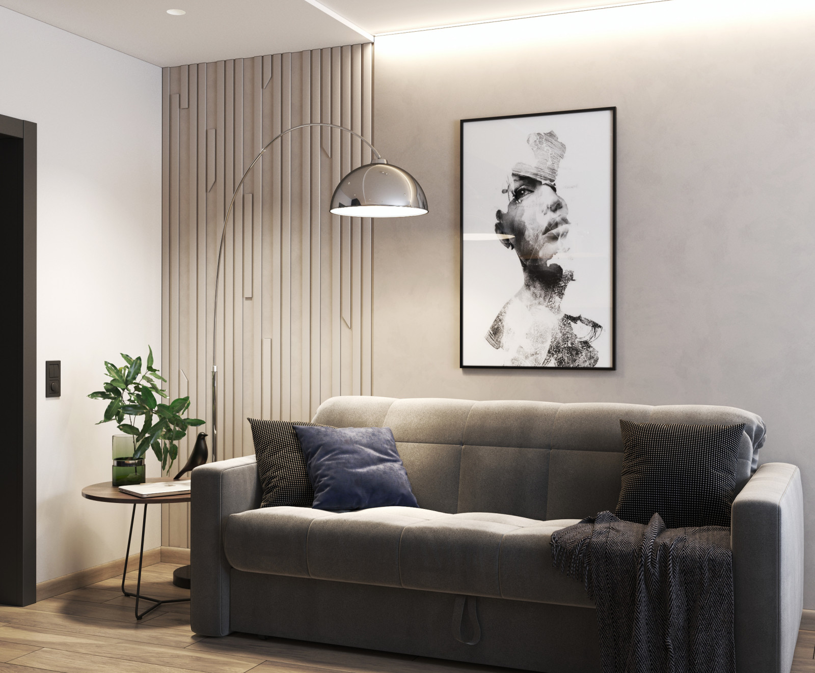 Дизайн-проект квартиры 75 кв.м, г.Тверь