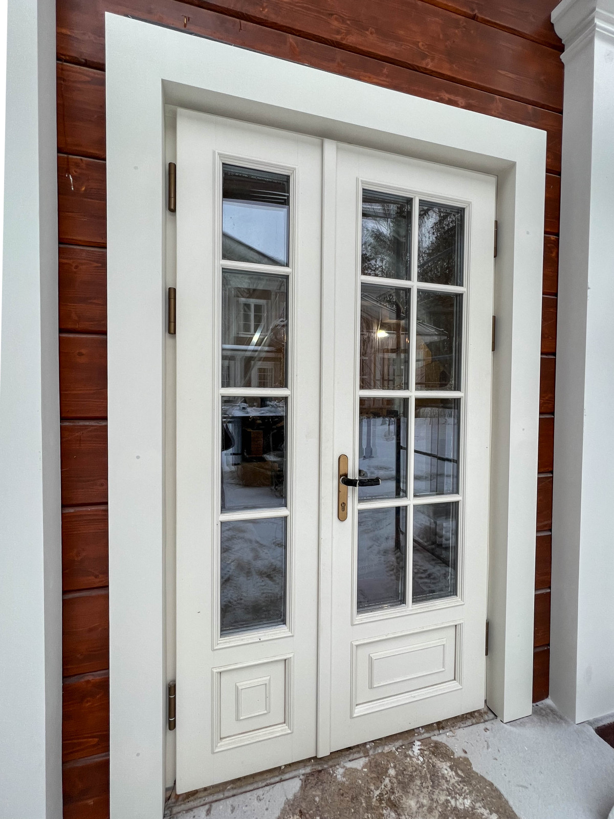 Особняк и Баня в русском стиле с витражом Тиффани