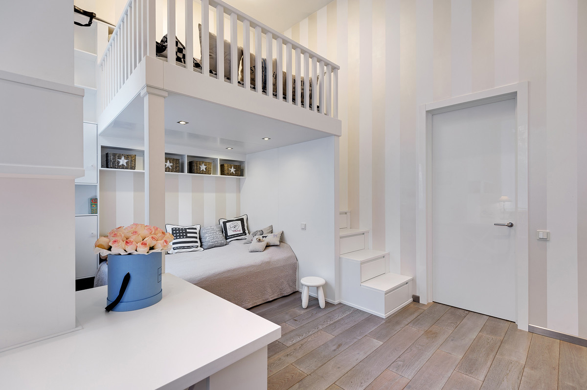 Белоснежная квартира в центре Санкт-Петербурга