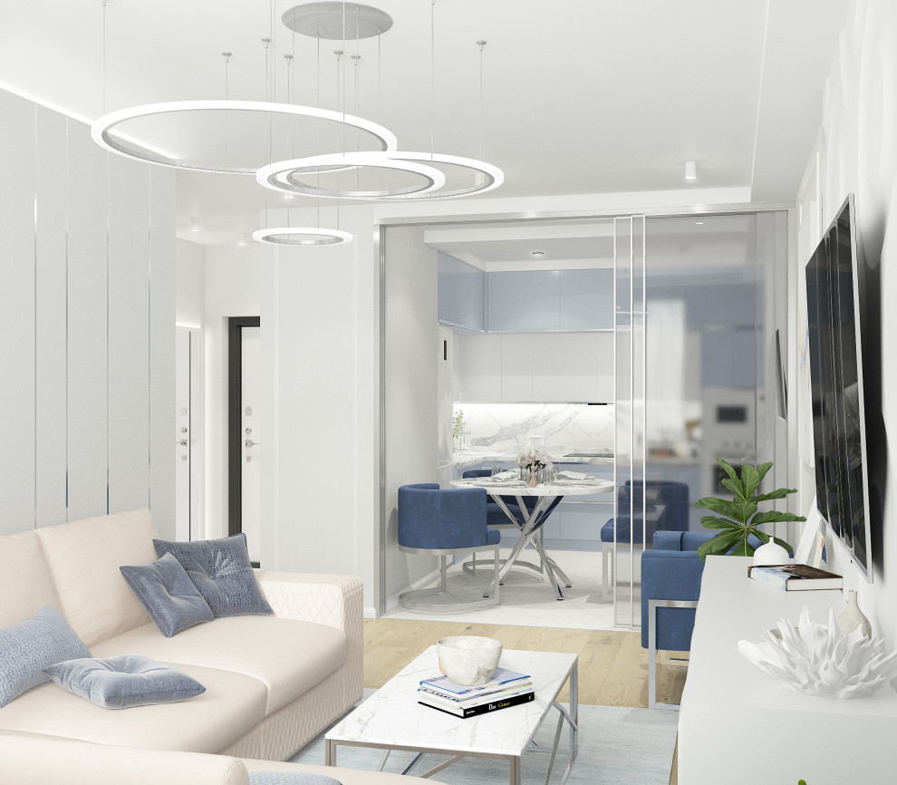 Обложка проекта: Легкая квартира на Бульваре