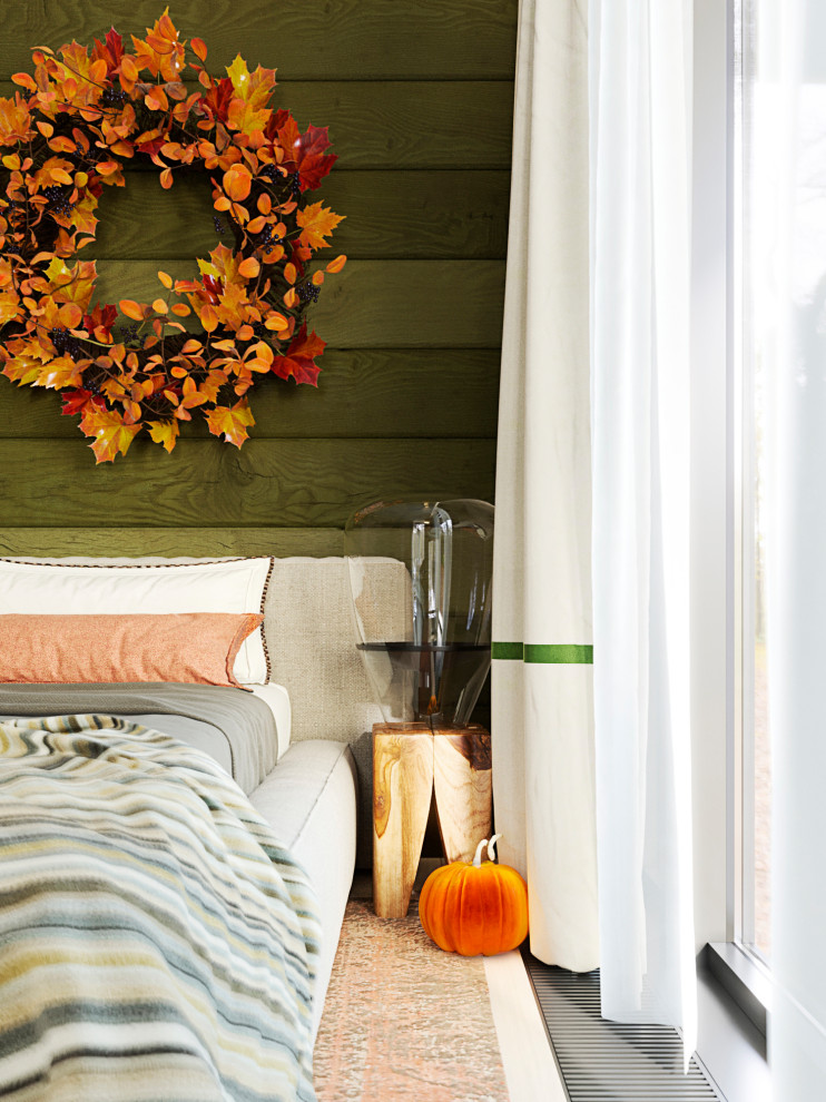 Яркий интерьер дачи на Дубровке