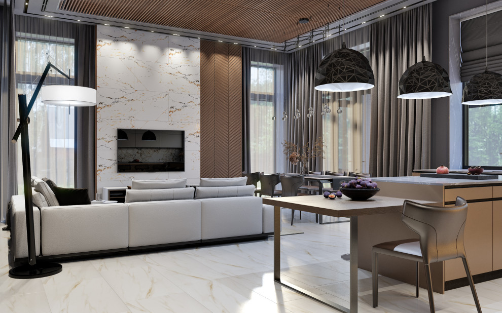 Частный дом 560 кв.м.в коттеджном посёлке «Мартемьяново».