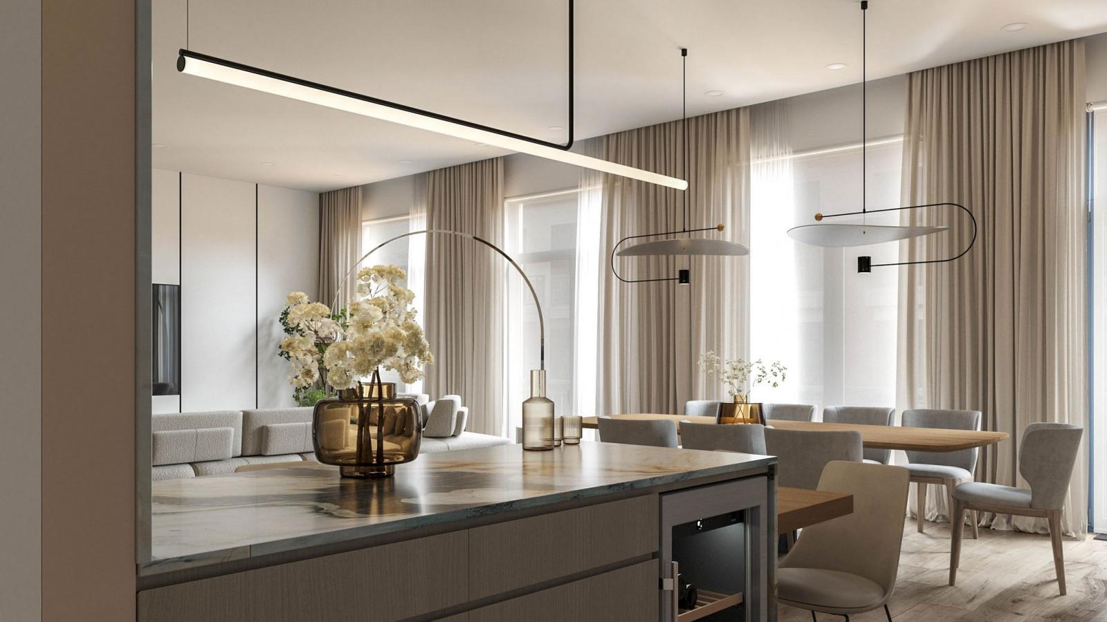 Дизайн загородного дома. Современный стиль.