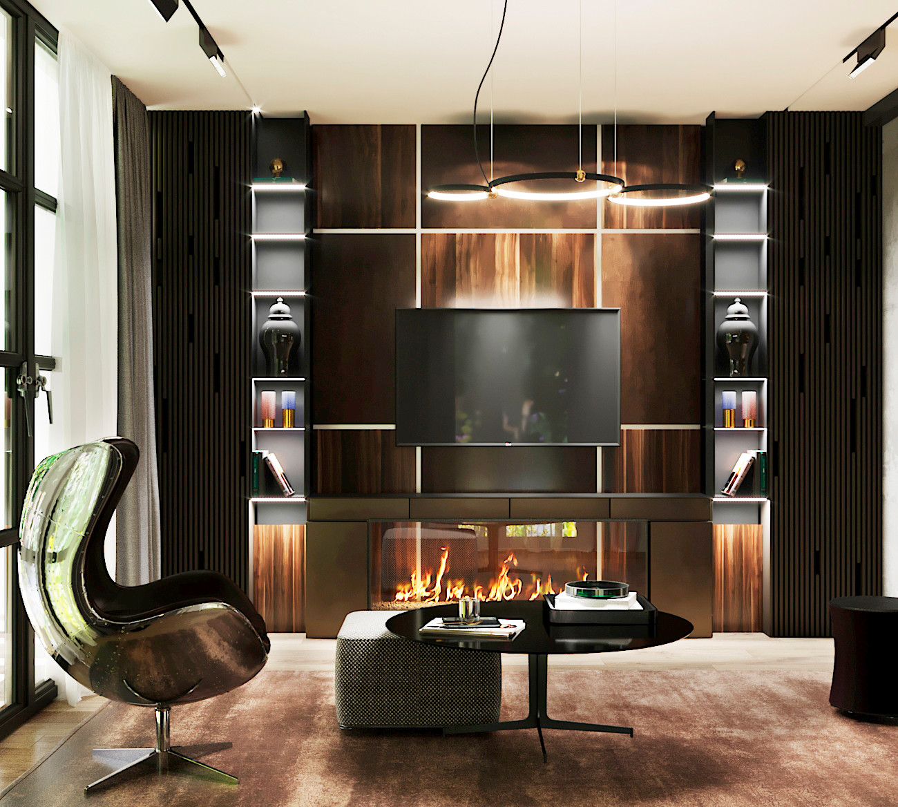 Дизайн дома в стиле "Лофт" в Немецкой деревне