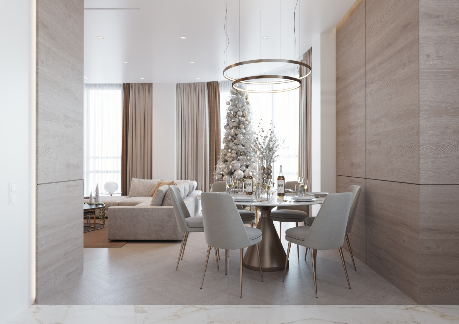 Квартира 120 м² в ЖК «Граф Орлов»