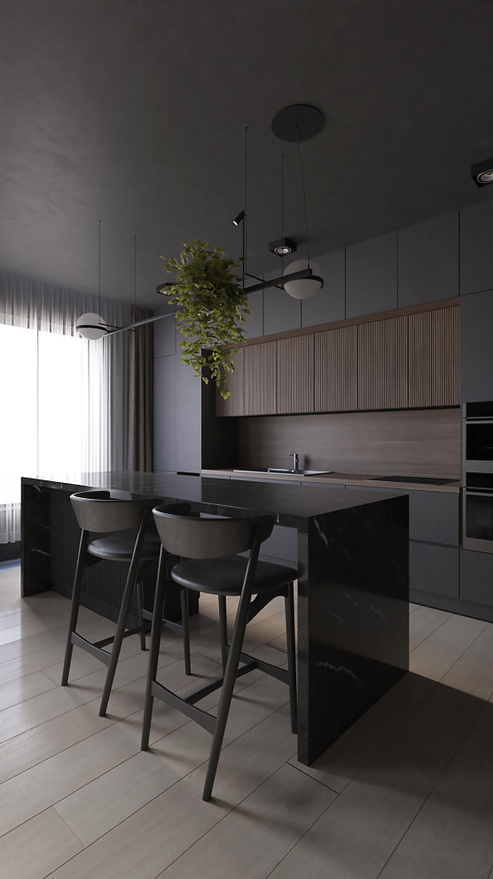 проект кухни-гостинной