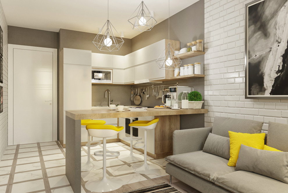 Дизайн интерьера 48 кв/м