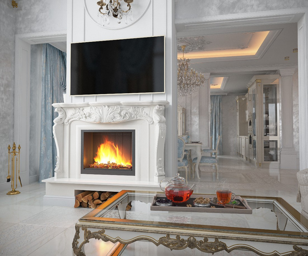 Дом в классическом стиле, посёлок Заостровье, Калининградская область