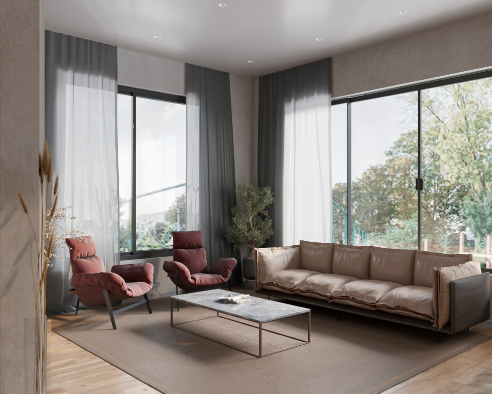 Дизайн опенспейса в Израиле 2 вариант