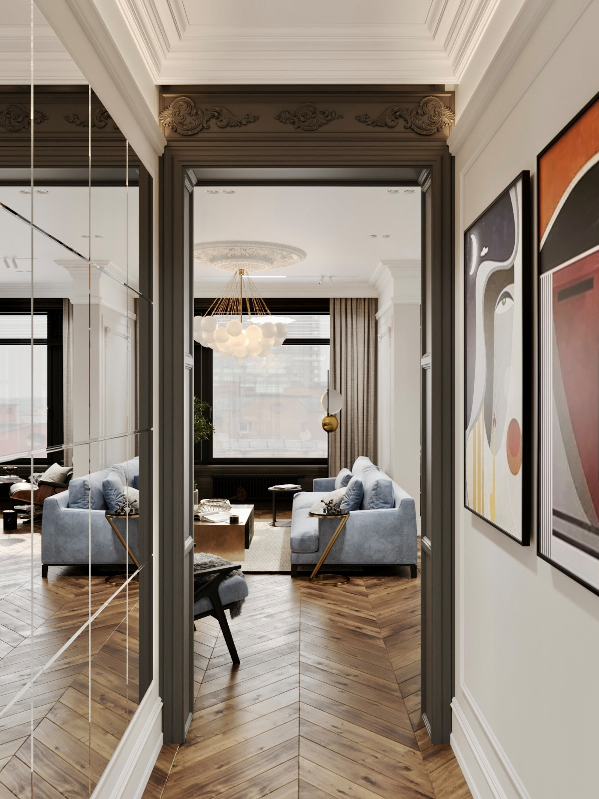 Квартира для сына дизайнера с хорошим вкусом. Вариант 2