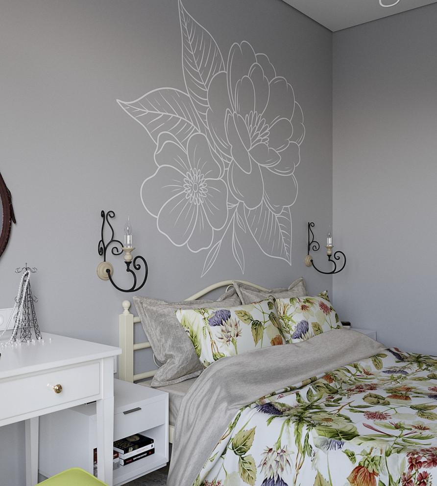 Обложка проекта: Спальня в деревенском стиле