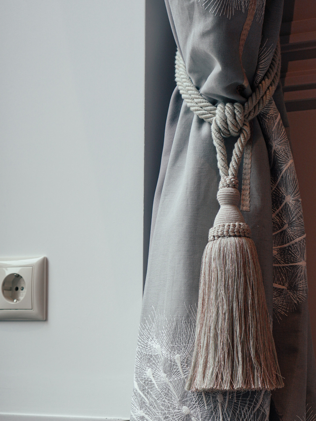 портьеры в спальне