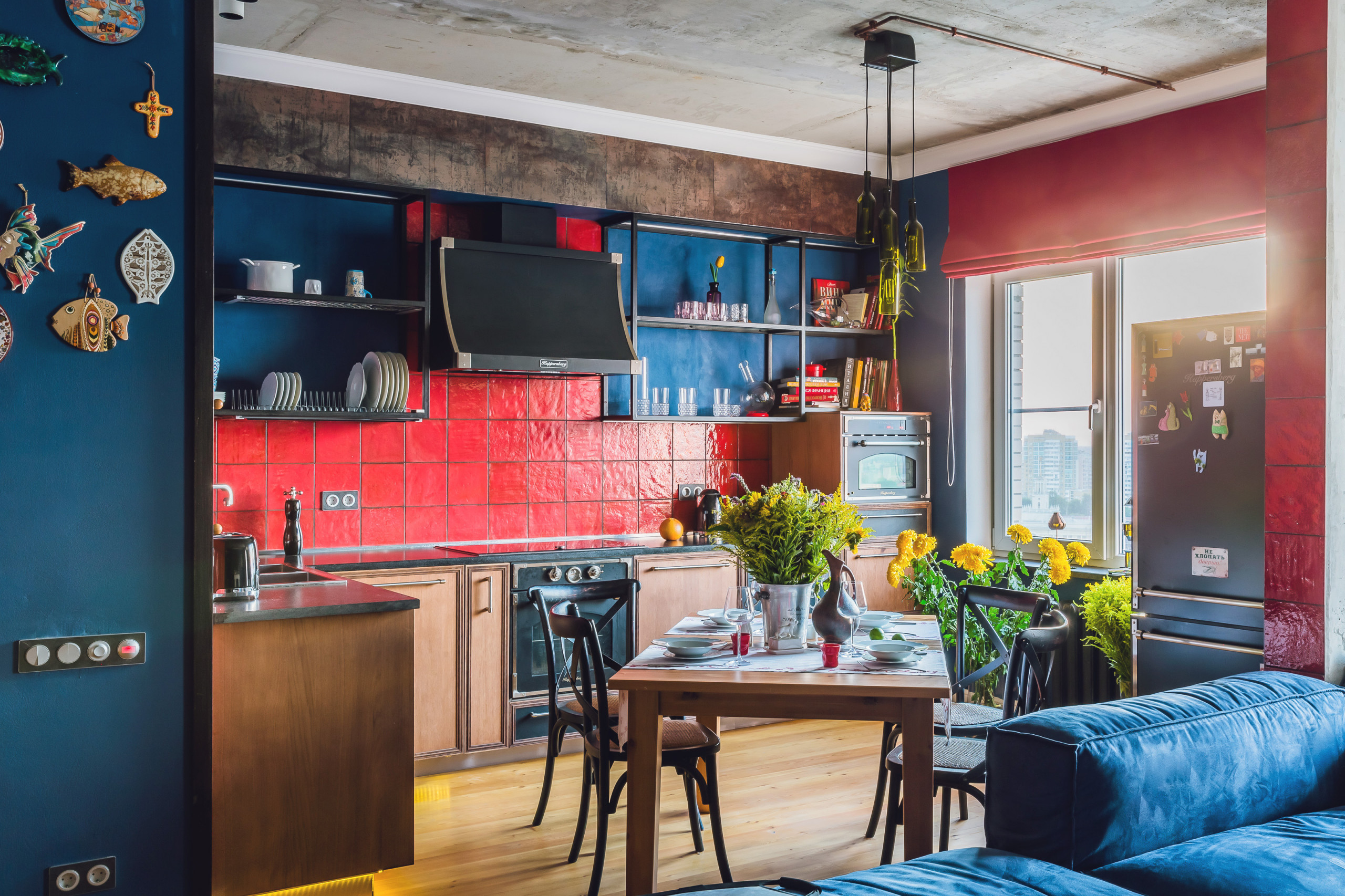 Houzz тур: Лофт с дровяным камином в Краснодаре