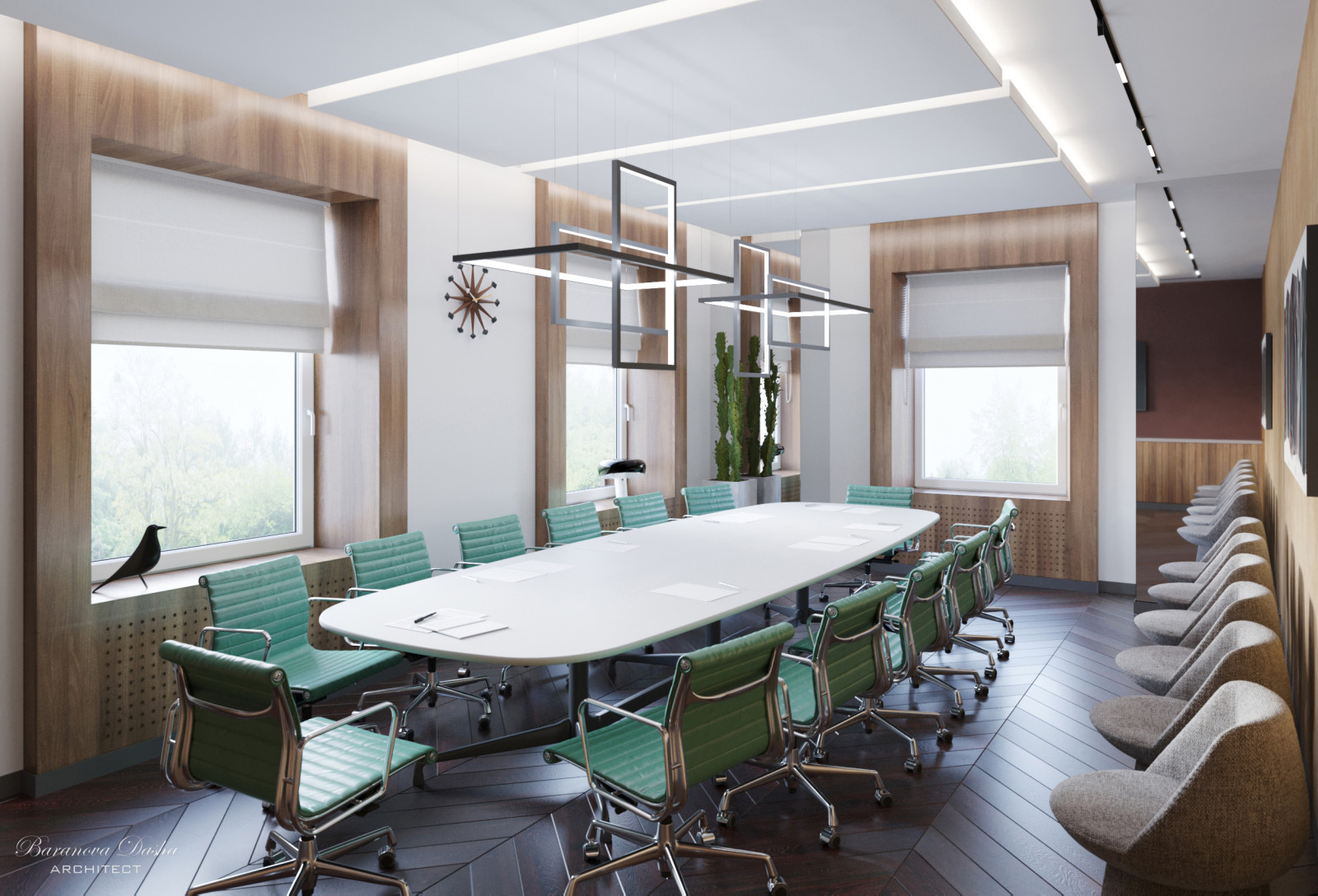 Интерьеры офиса строительной компании