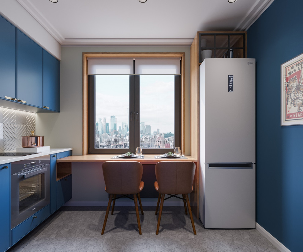 Поиск планировки: «Двушка» с кабинетом и гардеробной [3 плана]