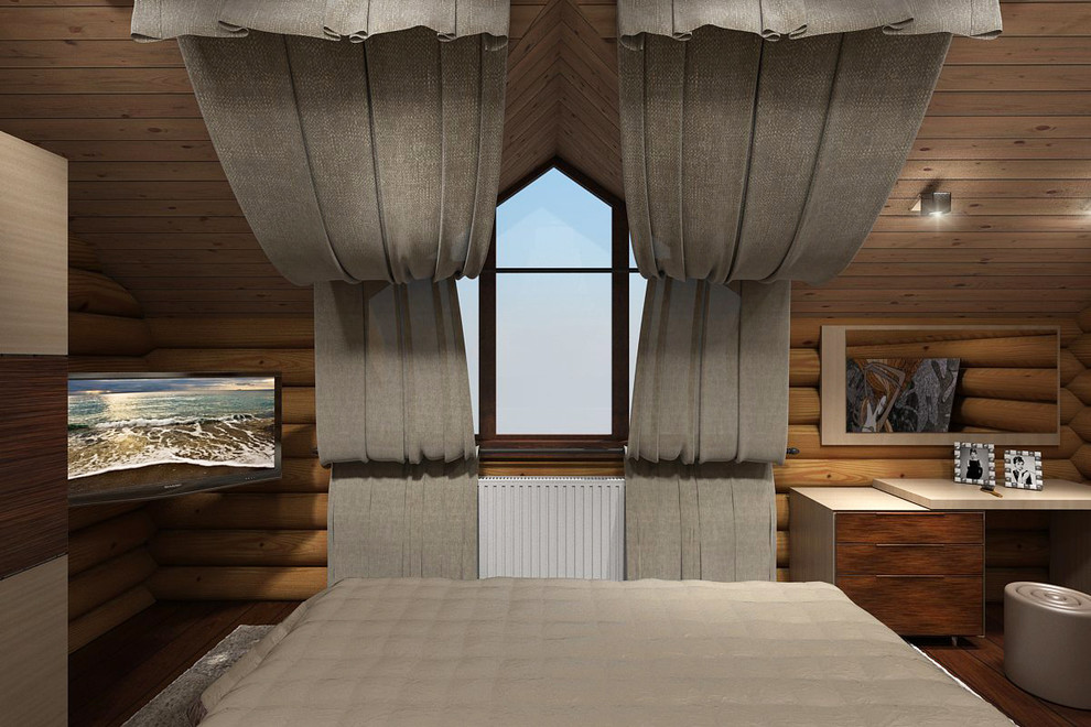 Интерьер деревянного дома